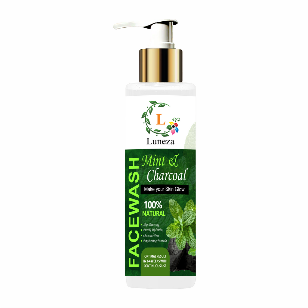 Luneza Mint & Charcoal Face Wash