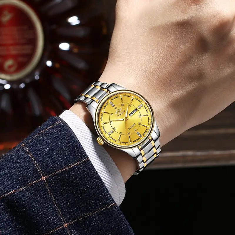 Men watch