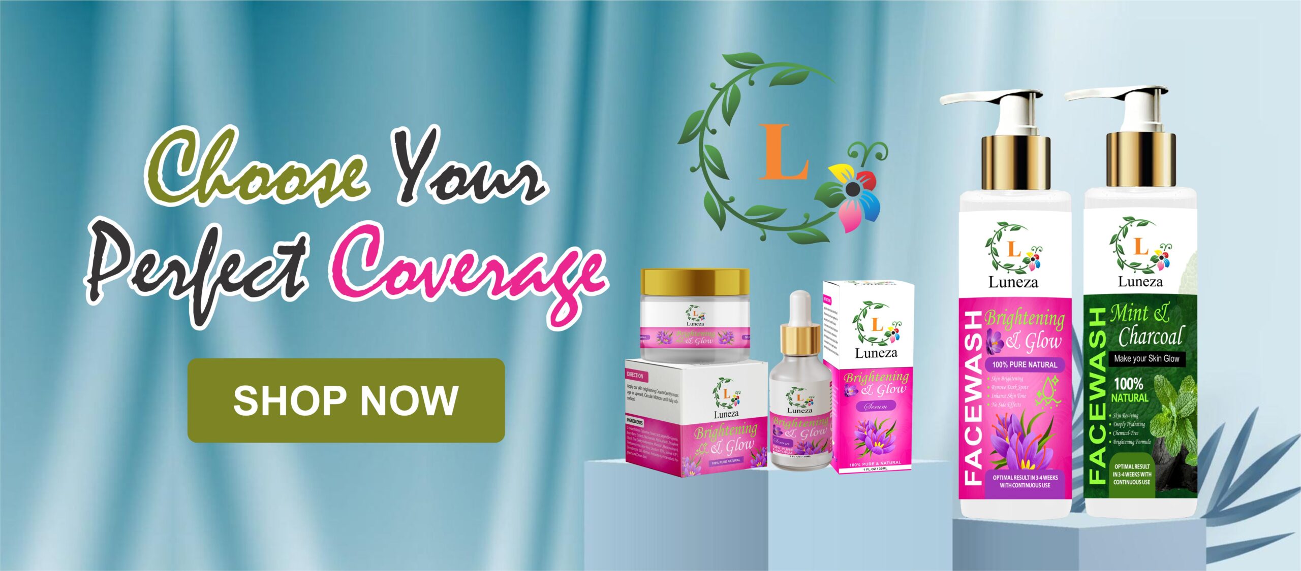 Choose Your Perfect Courage with Luneza Cosmetics
