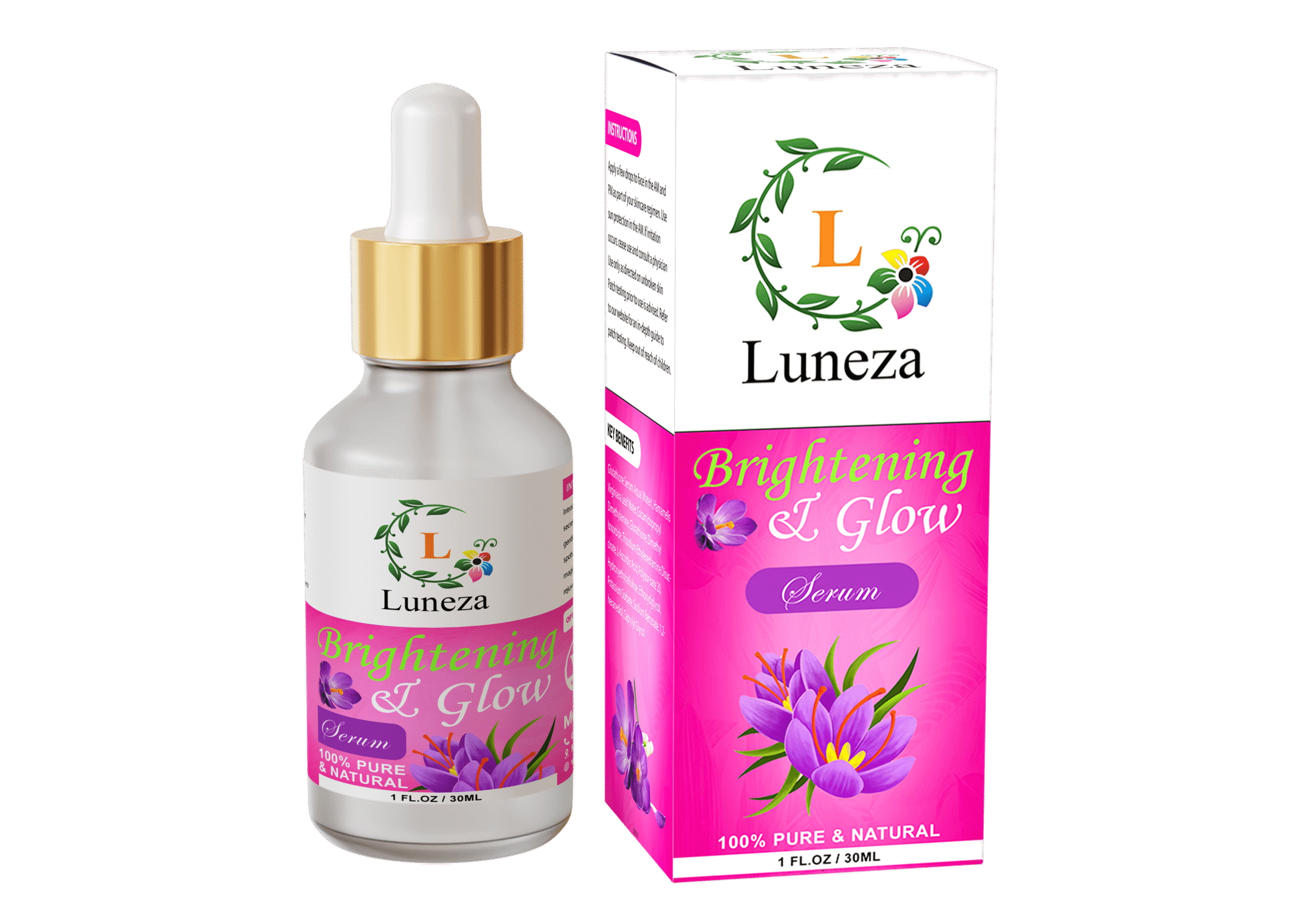 Luneza Brightening & Glow Face Serum - Image 3